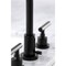 Kingston Brass FSC8950CML Manhattan Widespread Bathroom Faucet W/ Brass Pop-Up, Black FSC8950CML - alternate 5
